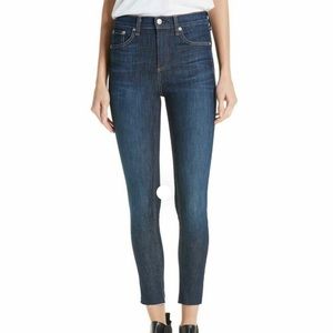 Rag & Bone 10 Inch Ankle Skinny with Raw Hem Size 27 Like NEW